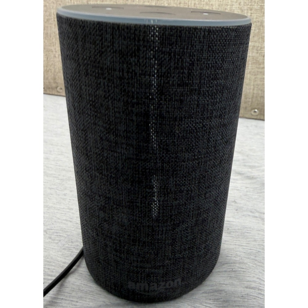 Amazon Echo 2nd Gen Smart Speaker Charcoal Fabric Alexa Voice Control L9D29R